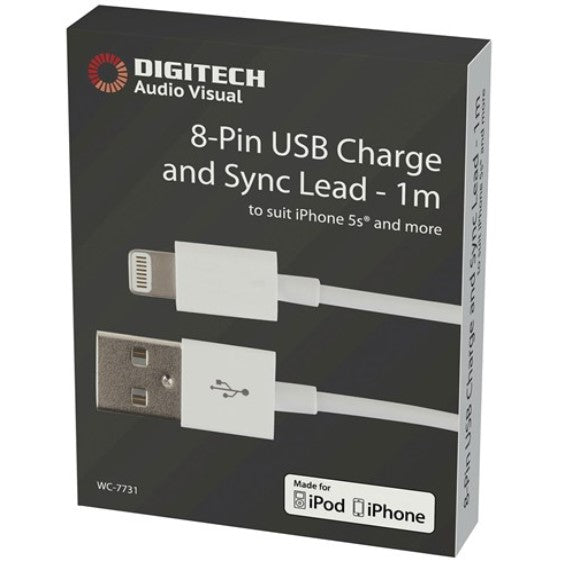 TECHBRANDS Charge and Sync Cable - 1M