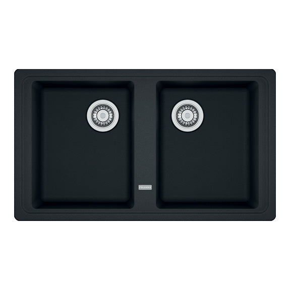 Franke Basis Double Bowl Sink - Black