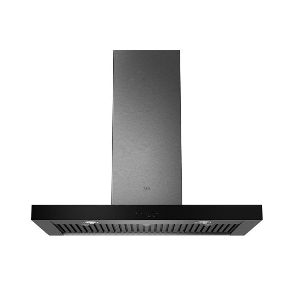 AEG 90cm Canopy Rangehood - Dark Stainless Steel
