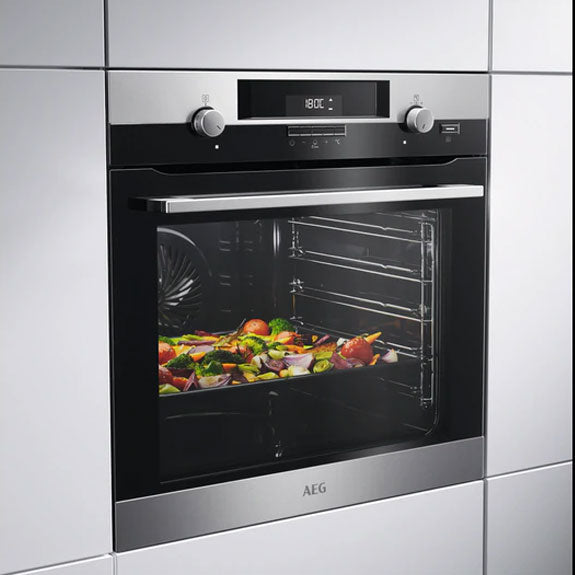 AEG 60cm SteamBake Pyrolytic Built-in Oven
