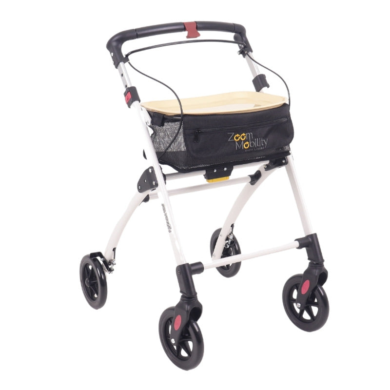 Zoom Mobility Air-Max Z06 Rollator - White