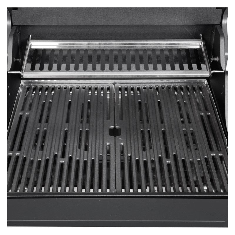 Artusi 240v Electric 2 Burner BBQ with Folding Shelves and Cabinet