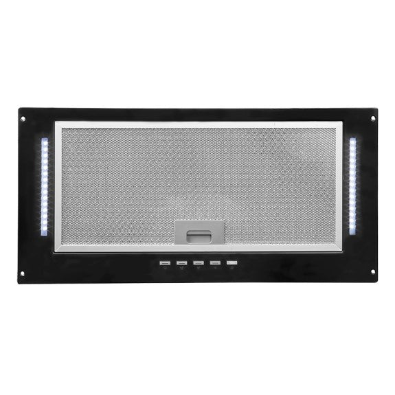 Artusi 60cm Undermount Rangehood - Matte Black
