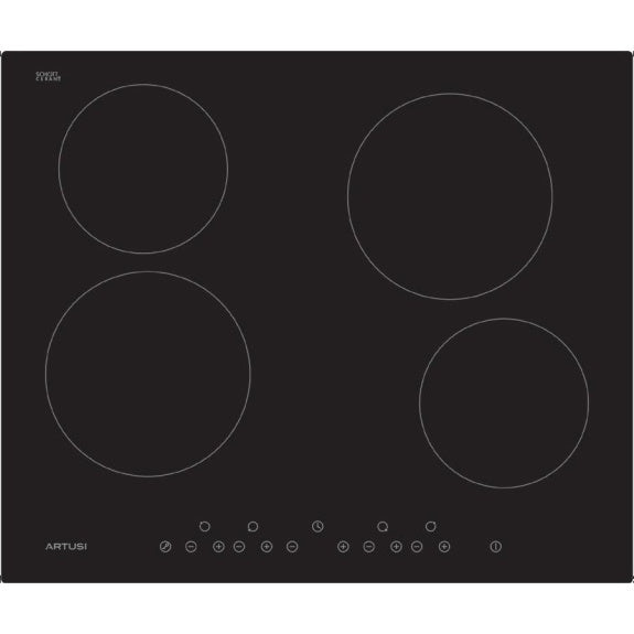Artusi 70cm 4 Zone Ceramic Cooktop