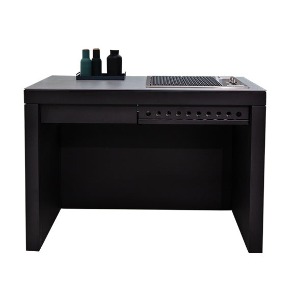 Artusi 1400mm Outdoor Kitchen Cabinet Aperto Ferro - Impera Black
