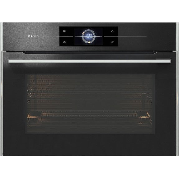 ASKO Elements 45cm Built-In Combi Microwave Oven - Black Pearl