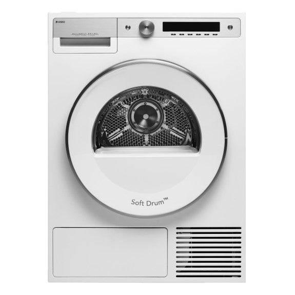 ASKO Logic 8kg Heat Pump Condenser Dryer - White