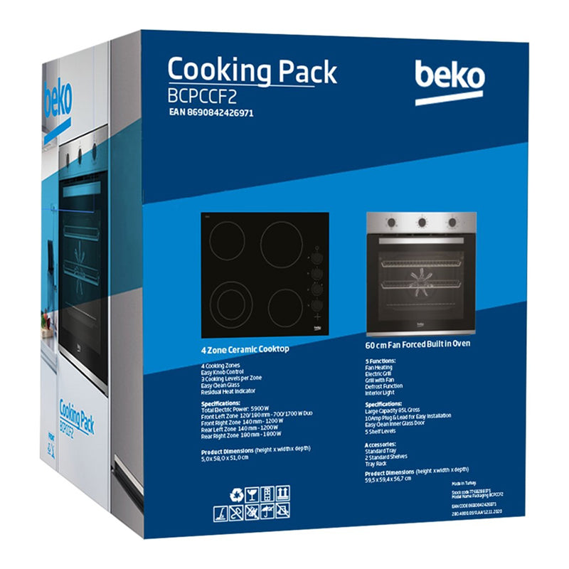BEKO BEKO COMMERCIAL GAS COOKING PACK 60cm