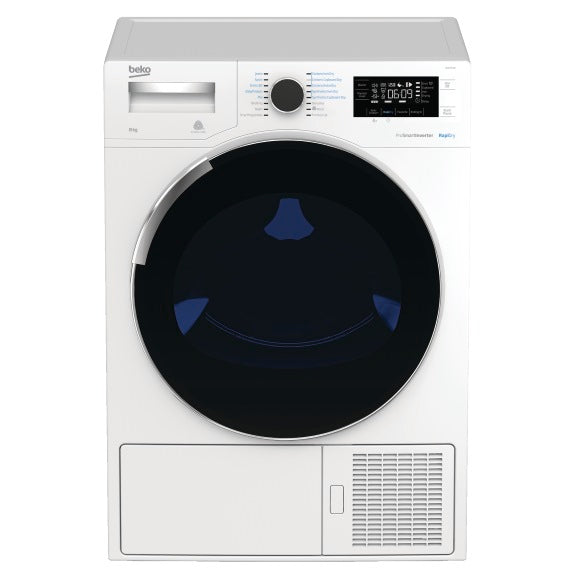 Beko 8kg Hybrid Heat Pump Clothes Dryer - White