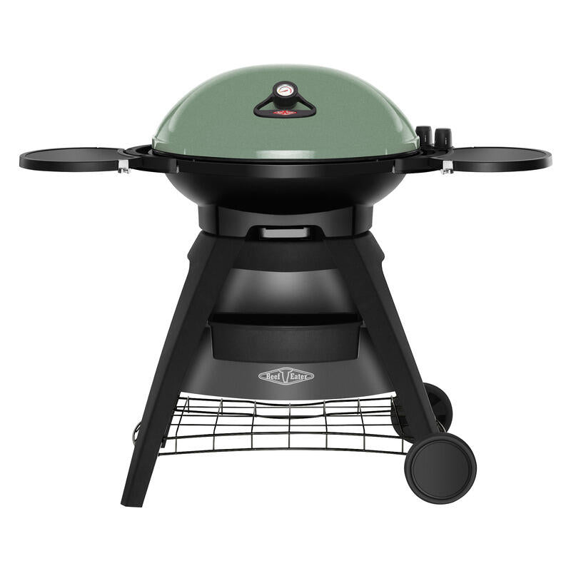 BEEFEATER BIGG BUGG 2 BURNER BBQ W/TROLLEY GREEN 2 BURNER