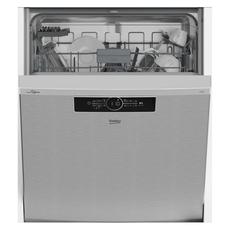 Beko 60cm Built Under Dishwasher - Platinum Steel