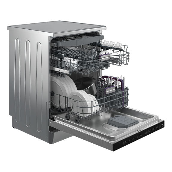 Beko 60cm AutoDose Freestanding Dishwasher - Stainless Steel