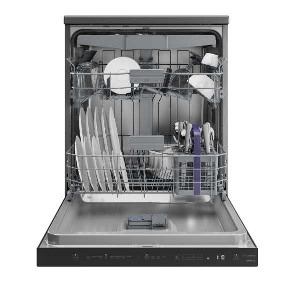 Beko 60cm AutoDose Freestanding Dishwasher - Stainless Steel