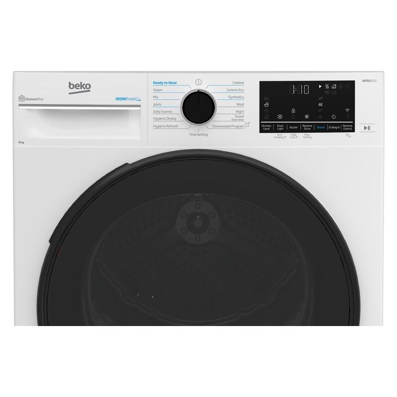 Beko 8kg Heat Pump Dryer with Steam & WiFi
