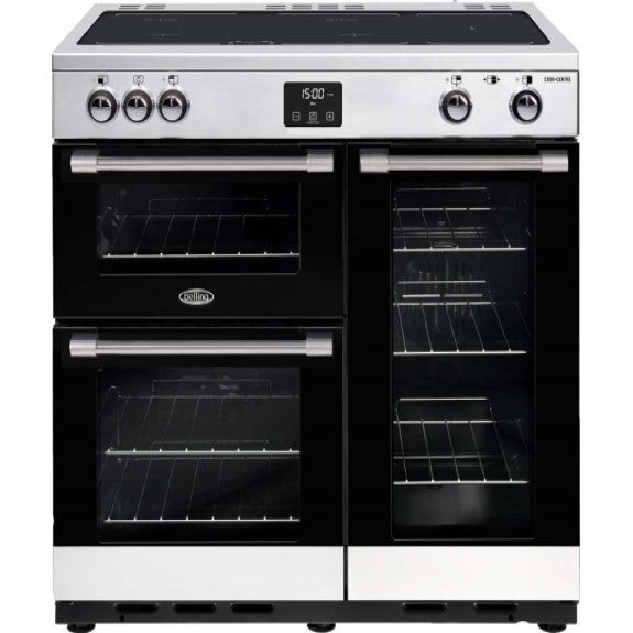BELLING COOKCENTRE INDUCTION S/S UPRIGHT 90CM