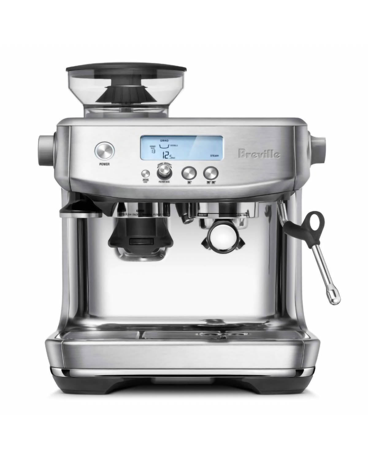 BREVILLE THE BARISTA PRO MANUAL ESPRESSO MACHINE BRUSHED SS
