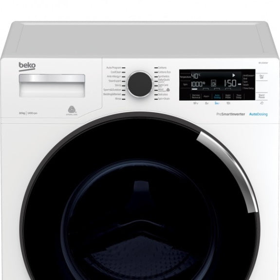 Beko 10kg Front Load Washer - White