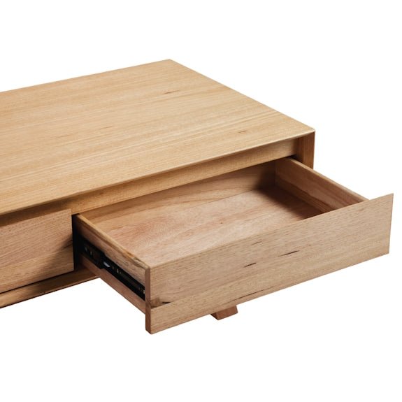 Bondi 2 Drawer Timber Coffee Table - Oak/Natural