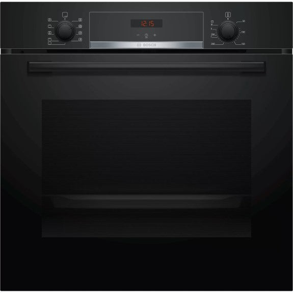 BOSCH SERIES 4 BUILT-IN MULTIFUNCTION OVEN - BLACK 60cm