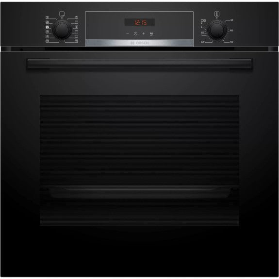 BOSCH SERIES 4 BUILT-IN OVEN WITH STEAM - BLACK 60cm