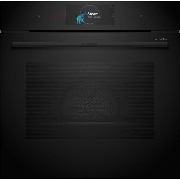 BOSCH SERIES 8 BUILT-IN OVEN WITH STEAM FUNCTION - BLACK 60cm