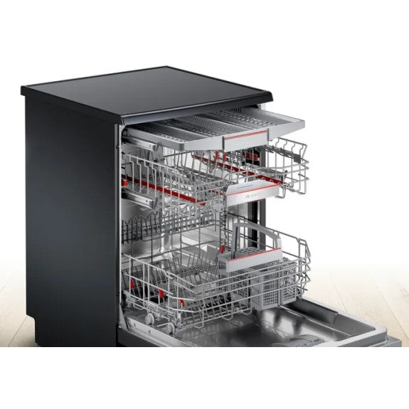 BOSCH SERIES 6 FREESTANDING DISHWASHER - BLACK INOX 60cm