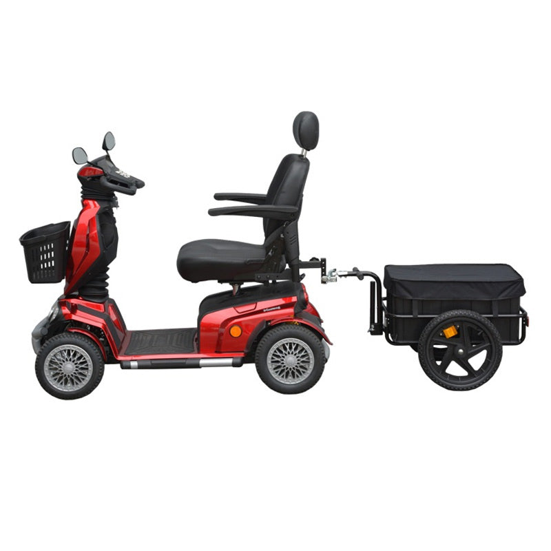 Top Gun Scooter Accessory Cargo Trailer - Black