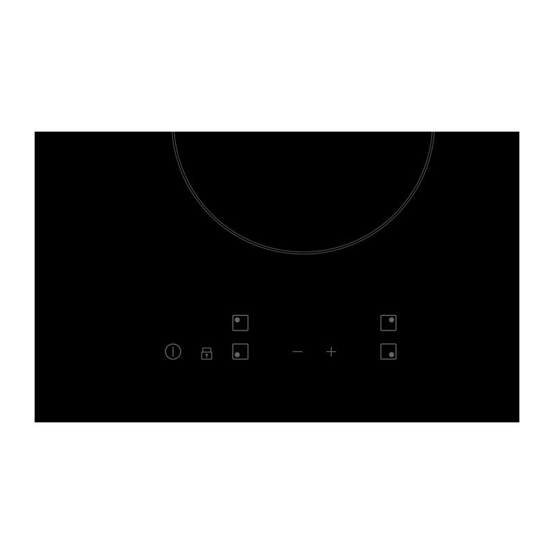 Chef 60cm 4 Zone Ceramic Cooktop - Black