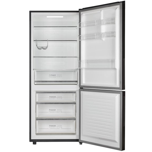 CHiQ 396 Litre Bottom Mount Refrigerator - Black