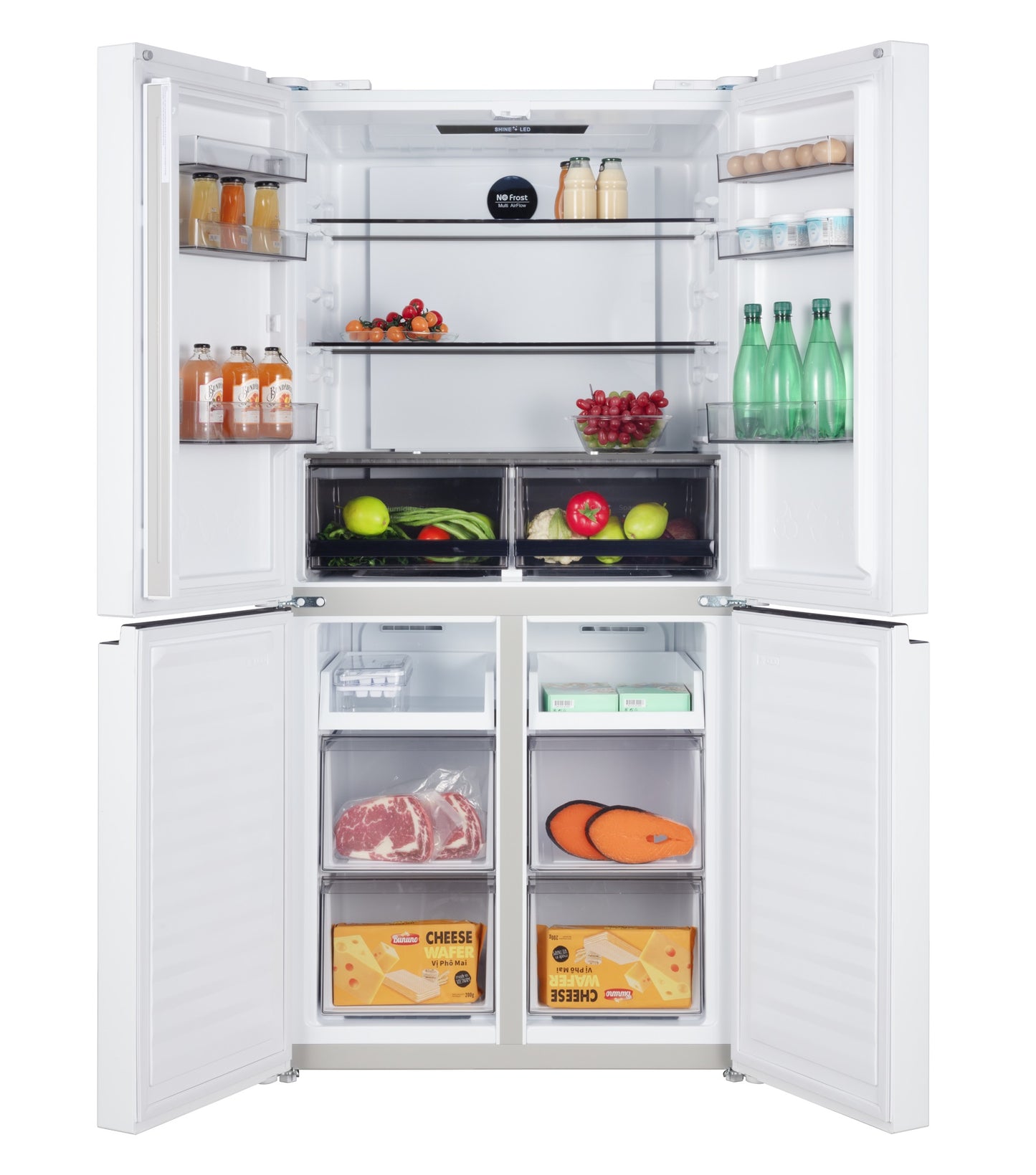CHiQ 503L Cross Door Fridge Inverter Technology
