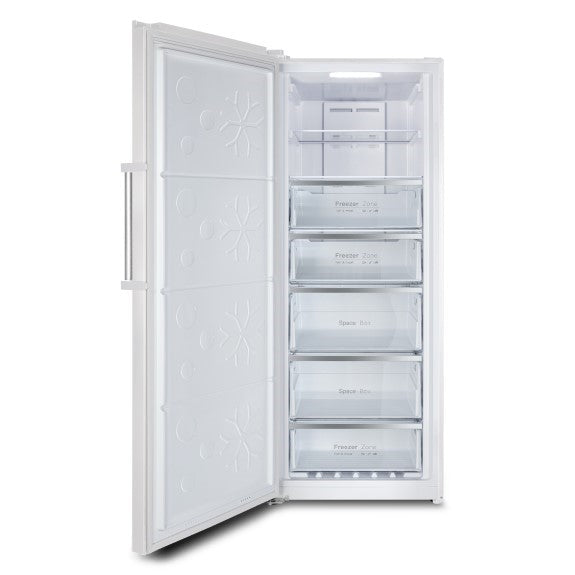 CHIQ 380 Litre Hybrid Fridge or Freezer - White
