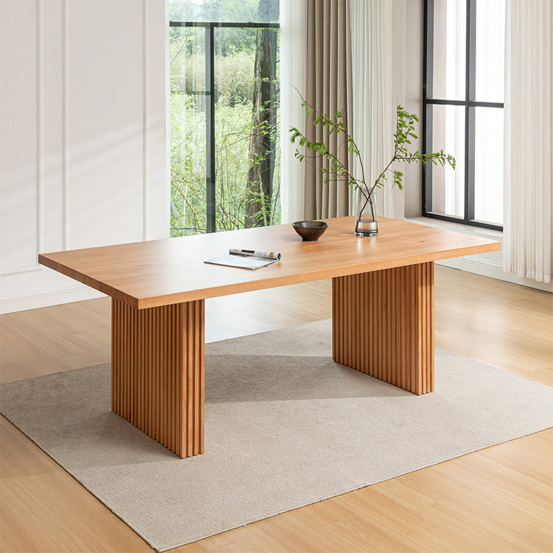 Cleo 240cm Timber Dining Table - Natural