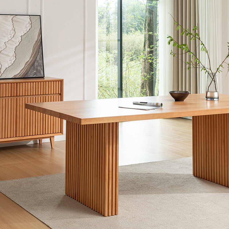 Cleo 240cm Timber Dining Table - Natural