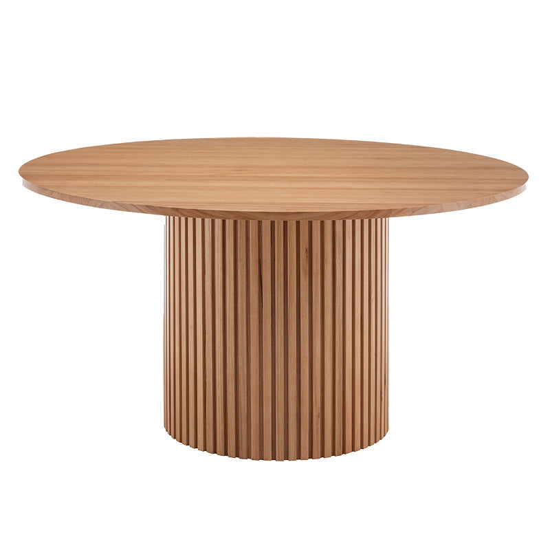 Cleo 130cm Round Dining Table - Natural