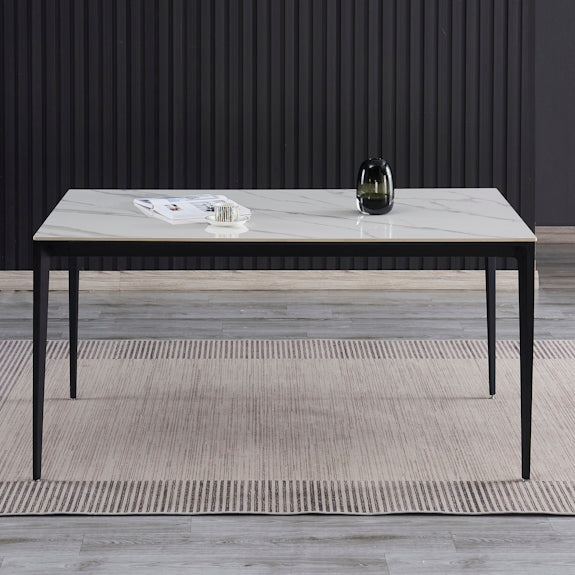 Cruz 150cm Dining Table - White/Grey