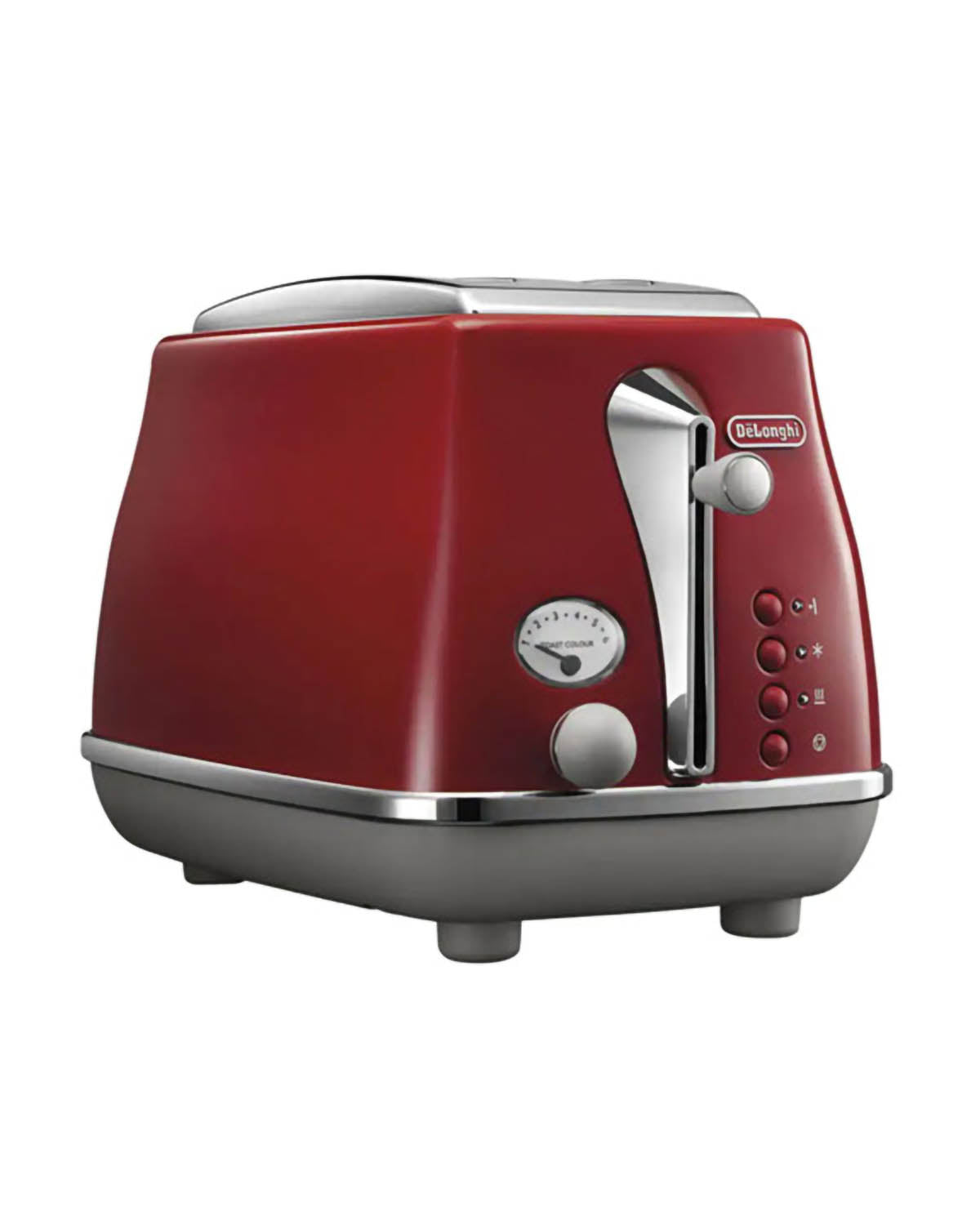 DELONGHI ICONA CAPITALS 2 SLICE TOASTER TOKYO RED