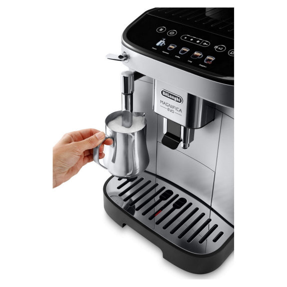 DeLonghi Magnifica Evo Automatic Coffee Machine - Silver Black