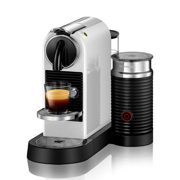 DELONGHI COFFEE MACHINE NESPRESSO CITIZ & MILK - WHITE