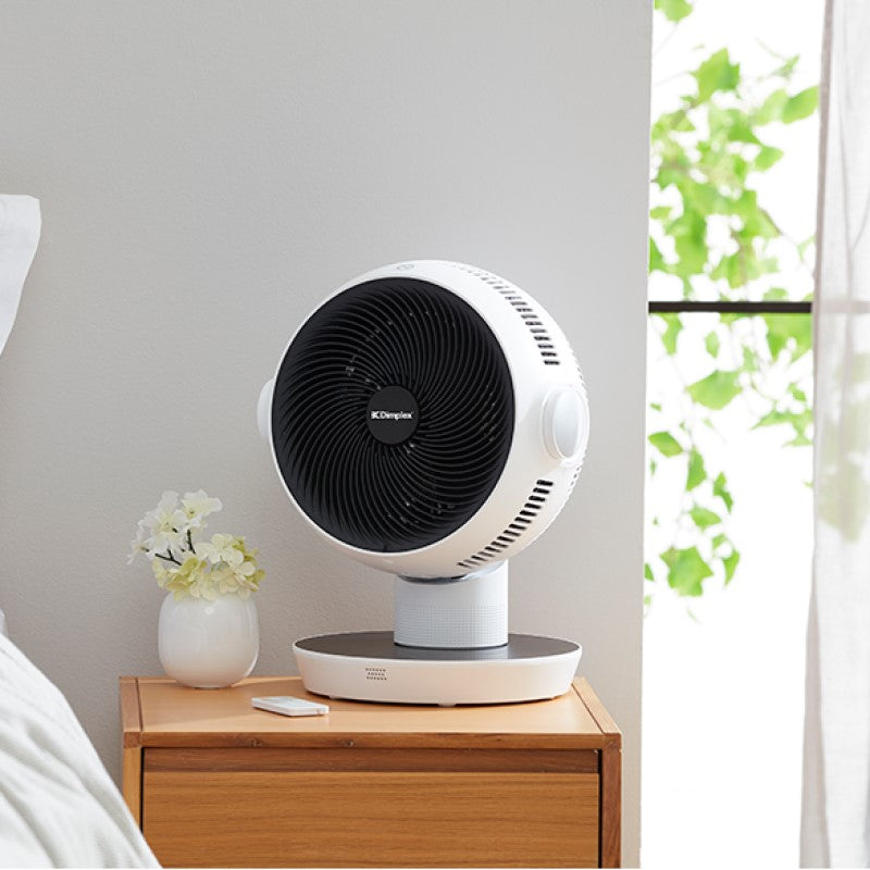 Dimplex Heat and Cool Air Circulator Fan - White/Black