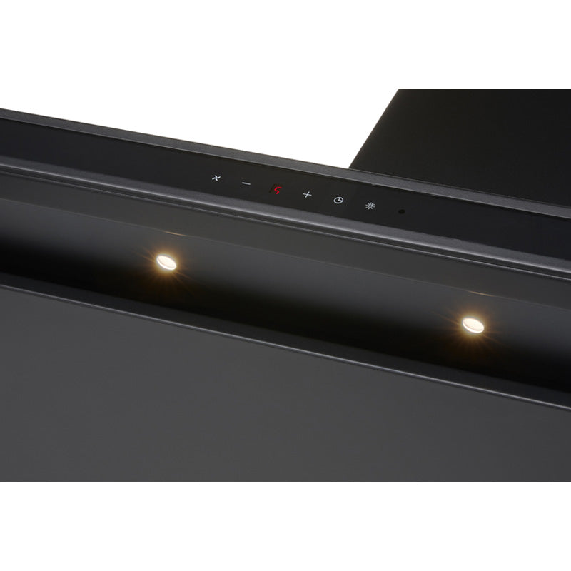 Schweigen 90cm Rangehood Canopy Silent Moderate Cooking - Black