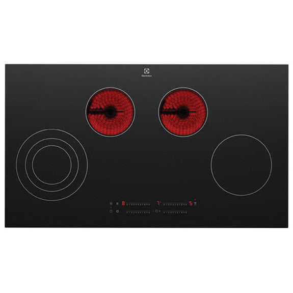 Electrolux UltimateTaste 300 90cm Ceramic Cooktop - Black