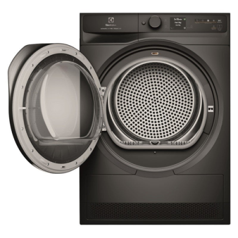 Electrolux 9kg UltimateCare 900 Steam Heat Pump Dryer - Dark Onyx