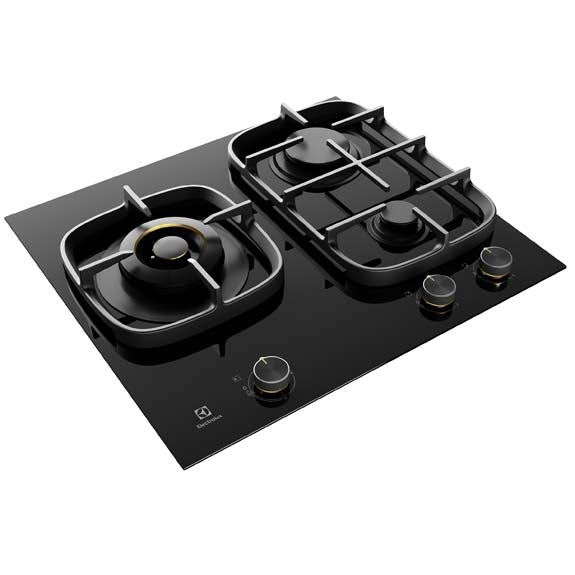 Electrolux 60cm UltimateTaste 900 Gas Cooktop - Black