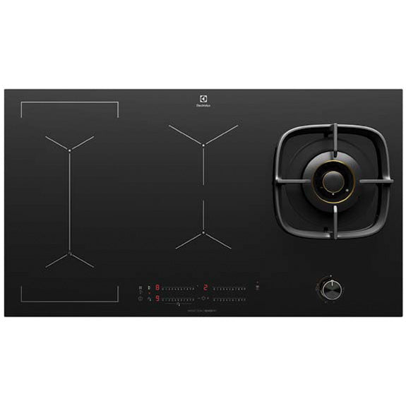 Electrolux 90cm Induction Cooktop With Gas Hob