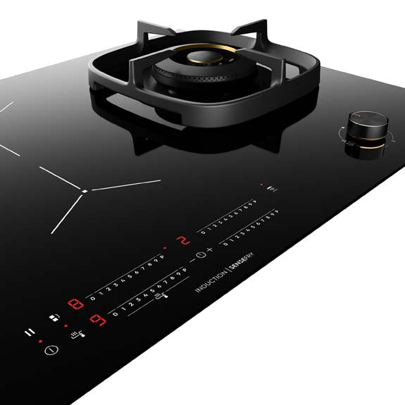 Electrolux 90cm Induction Cooktop With Gas Hob