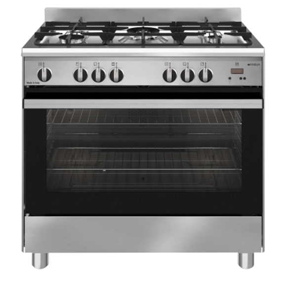Emilia 90cm Freestanding Gas Cooker - Stainless Steel