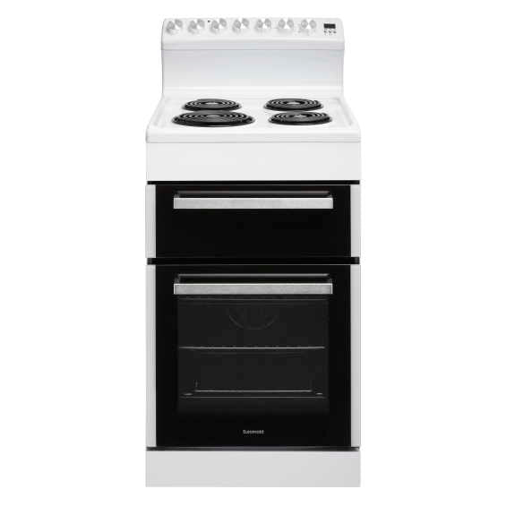 Euromaid 54cm Freestanding Electric Oven With Coil Cooktop