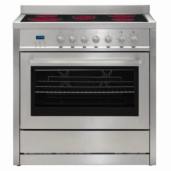 Euromaid 90cm Freestanding Electric Cooker - Stainless Steel