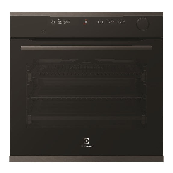 Electrolux 60cm Multifunction Steam and Pyrolytic Oven - Black