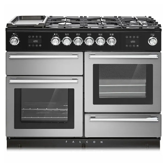 Falcon Nexus Steam 110cm Freestanding Cooker - Stainless Steel and Chrome